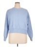 Aerie 100% Cotton Solid Blue Pullover Sweater Size XL - photo 1