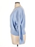 Aerie 100% Cotton Solid Blue Pullover Sweater Size XL - photo 5