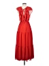 Assorted Brands 100% Polyester Orange Red Casual Dress Size S - photo 2
