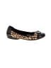 Clarks Animal Print Black Flats Size 6 - photo 1
