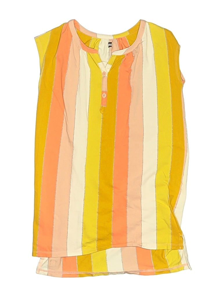 Pre-owned Tea Kids' Dress In Yellow