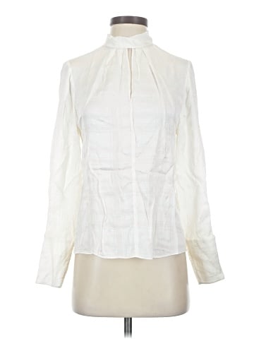 Rebecca Taylor Long Sleeve Silk Top (view 1)