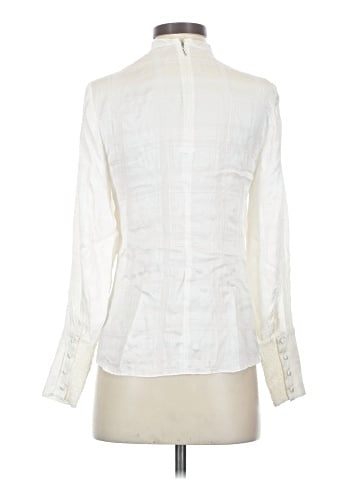 Rebecca Taylor Long Sleeve Silk Top (view 2)