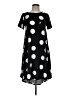 Lularoe 100% Polyester Polka Dots Black Casual Dress Size XS - photo 1