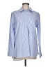 Dynamite Stripes Blue Long Sleeve Button-Down Shirt Size L - photo 1