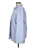 Dynamite Stripes Blue Long Sleeve Button-Down Shirt Size L - photo 5