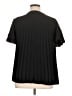 Assorted Brands 100% Polyester Black Short Sleeve Blouse Size XL (estimated) - photo 2