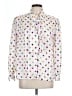 Evan Picone Argyle White Long Sleeve Blouse Size 10 - photo 1