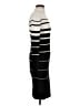 Grecerelle Stripes Black Casual Dress Size S - photo 4