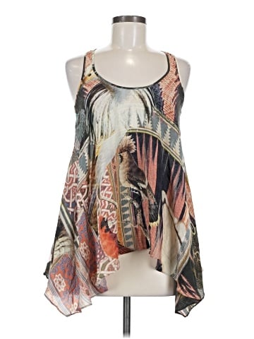 ALLSAINTS Spitalfields Sleeveless Silk Top (view 1)