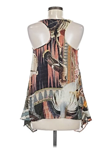 ALLSAINTS Spitalfields Sleeveless Silk Top (view 2)