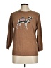 J.Crew Factory Store Graphic Brown Pullover Sweater Size M - photo 1