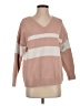 VOY Stripes Pink Pullover Sweater Size S - photo 1