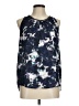 Mossimo 100% Polyester Blue Sleeveless Blouse Size M - photo 1