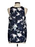 Mossimo 100% Polyester Blue Sleeveless Blouse Size M - photo 2