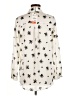 Zara Stars Ivory Long Sleeve Blouse Size M - photo 2