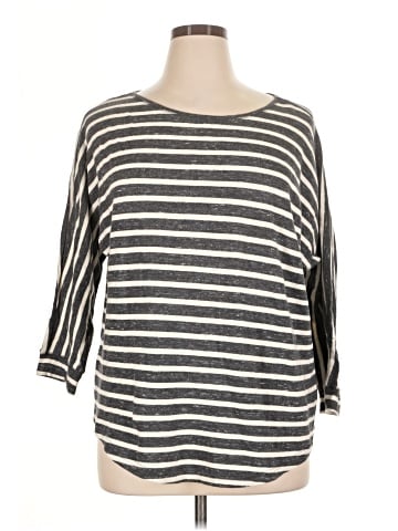 Chaps 3/4 Sleeve Top (view 1)