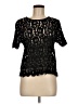Assorted Brands 100% Polyester Black Short Sleeve Top Size M - photo 1