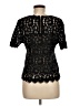 Assorted Brands 100% Polyester Black Short Sleeve Top Size M - photo 2
