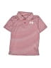 Under Armour 100% Polyester Red Short Sleeve Polo Size 7 - photo 1