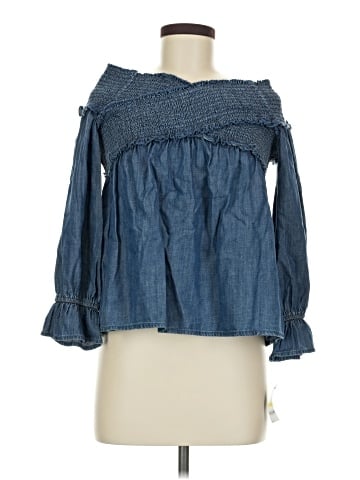 INC International Concepts Long Sleeve Blouse (view 1)
