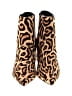 Linea Paolo Animal Print Brown Tan Ankle Boots Size 7 1/2 - photo 2