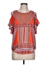 By & By Orange Short Sleeve Blouse Size L - photo 1