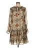 MNG 100% Polyester Paisley Brown Casual Dress Size 4 - photo 1