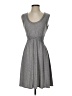 Max Studio Solid Gray Casual Dress Size S - photo 1
