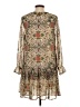 MNG 100% Polyester Paisley Brown Casual Dress Size 4 - photo 2