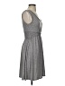 Max Studio Solid Gray Casual Dress Size S - photo 4