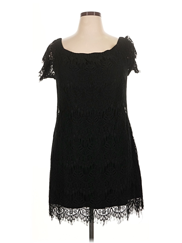 Pre-owned City Chic Cocktail Dress In Black
