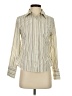 Relativity Stripes Ivory Long Sleeve Blouse Size S - photo 1