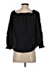 Shein 100% Polyester Black Long Sleeve Blouse Size 4 - photo 2
