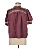 Shein Burgundy 3/4 Sleeve Blouse Size 6 - photo 1