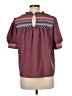 Shein Burgundy 3/4 Sleeve Blouse Size 6 - photo 2