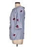 Mirror Image Blue 3/4 Sleeve Blouse Size L - photo 5