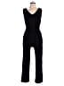 Liz Claiborne Solid Black Jumpsuit Size L - photo 1