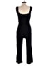 Liz Claiborne Solid Black Jumpsuit Size L - photo 2