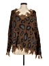 Simply Couture Animal Print Brown Pullover Sweater Size M - photo 1