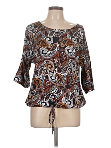 Perseption Concept 3/4 Sleeve Blouse (view 1)