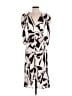 Express 100% Polyester Print Ivory Casual Dress Size XS - photo 1