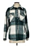 Shein 100% Polyester Plaid Green Jacket Size 1 - photo 1