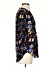 Amour Vert Floral Black 3/4 Sleeve Blouse Size S - photo 4