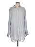 Tousyea 100% Viscose Gray Long Sleeve Button-Down Shirt Size L - photo 1