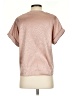 Shein Metallic Pink Short Sleeve Blouse Size S - photo 2