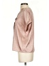 Shein Metallic Pink Short Sleeve Blouse Size S - photo 5