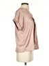 Shein Metallic Pink Short Sleeve Blouse Size S - photo 4