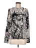 Clara Sun Woo Silver Long Sleeve Blouse Size M - photo 1