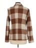 Splendid Plaid Brown Coat Size M - photo 2